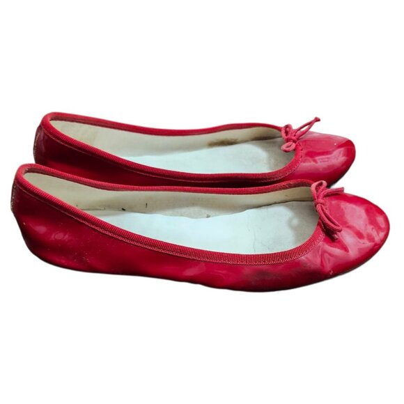 Repetto Cendrillon ballet Red Enamel Limited Edition Rare Popular Size 39 EU - Picture 4 of 14